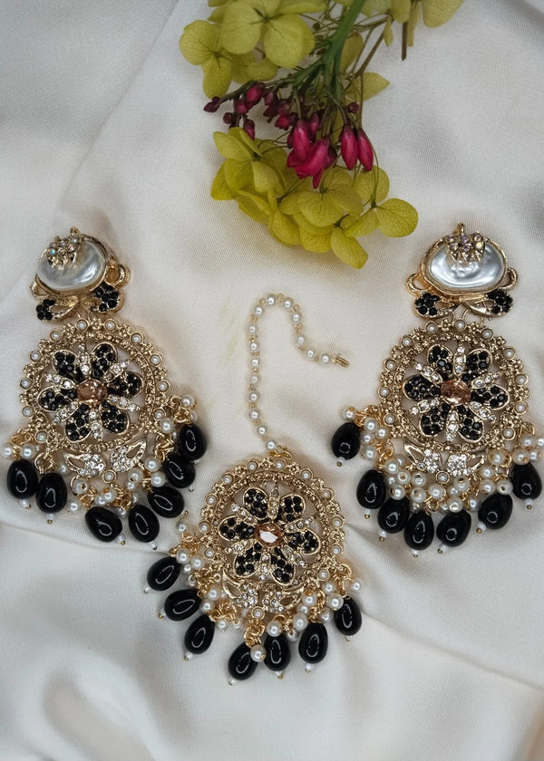 ZH | Black Beauty Choker Set