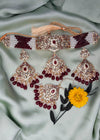 ZH | Maroon Chandi Choker
