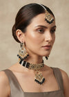 ZH | Pearl Black Choker Set