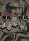 ZH | Pearl Black Choker Set