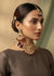ZH | Maroon Drop Choker Set