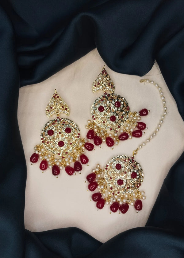 ZH | Ruby Laal Choker Set