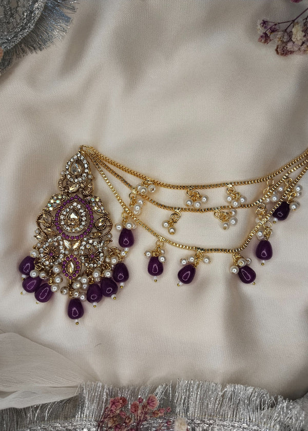 ZH | Purple Sahara Jhumka