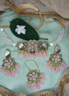 ZH | Pink linora Choker Set
