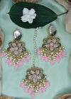 ZH | Pink linora Choker Set